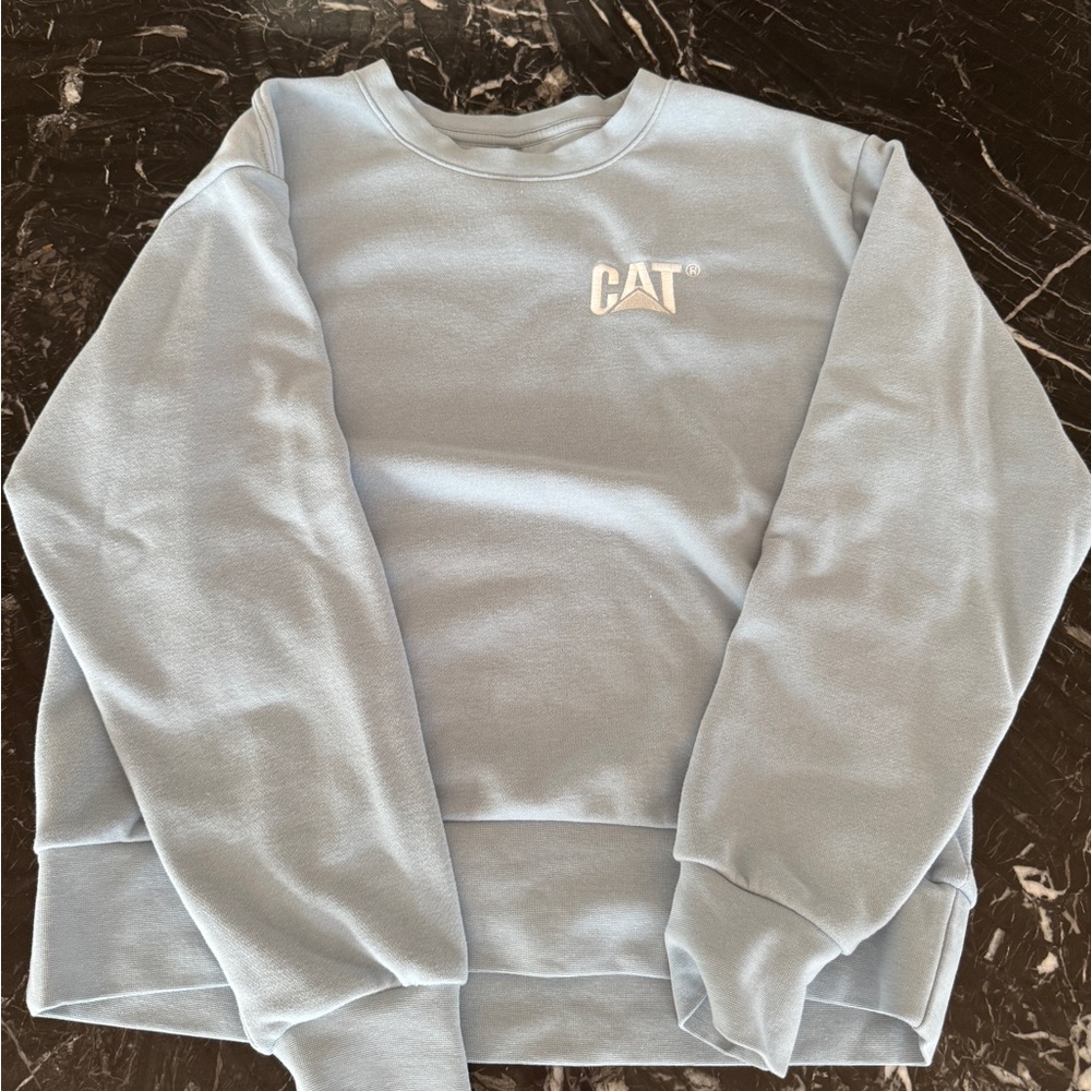 CAT Light Blue Sweatshirt